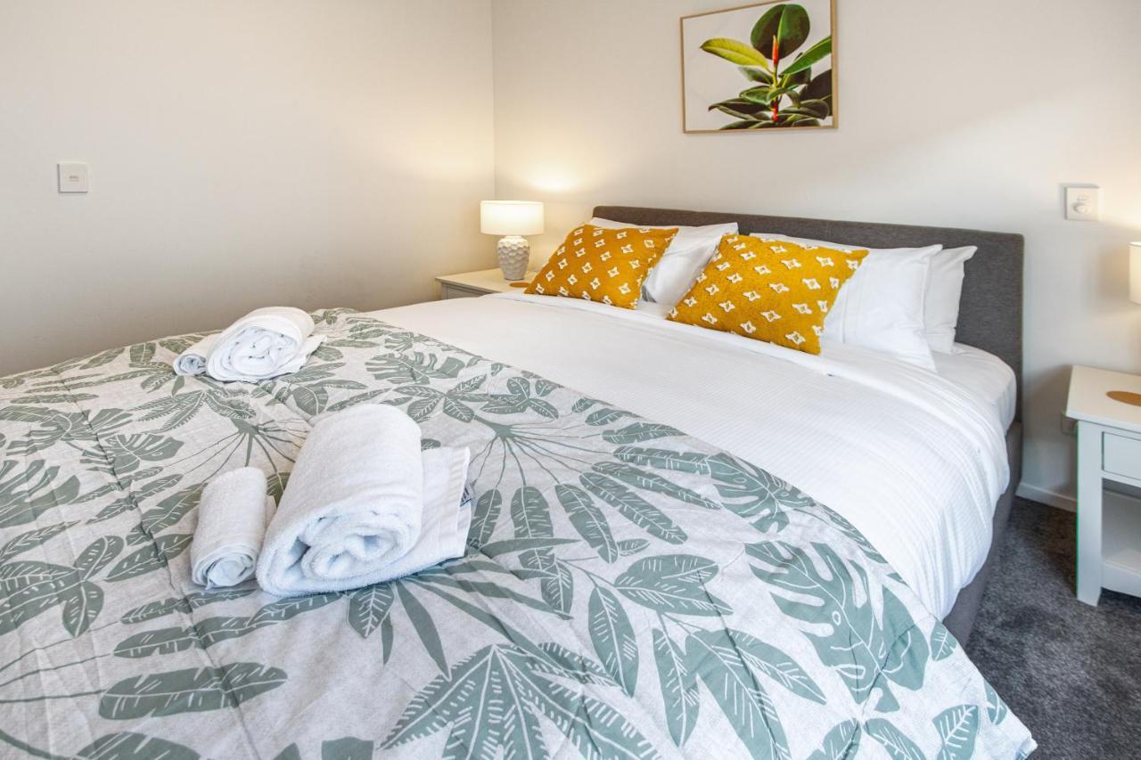 Vibrant City Abode - 2 Bed 2 Bath Leilighet Christchurch Eksteriør bilde