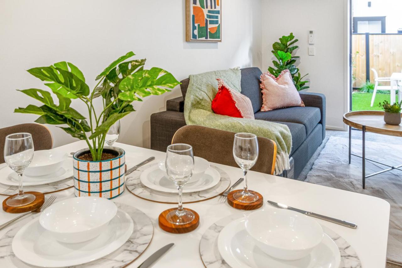 Vibrant City Abode - 2 Bed 2 Bath Leilighet Christchurch Eksteriør bilde